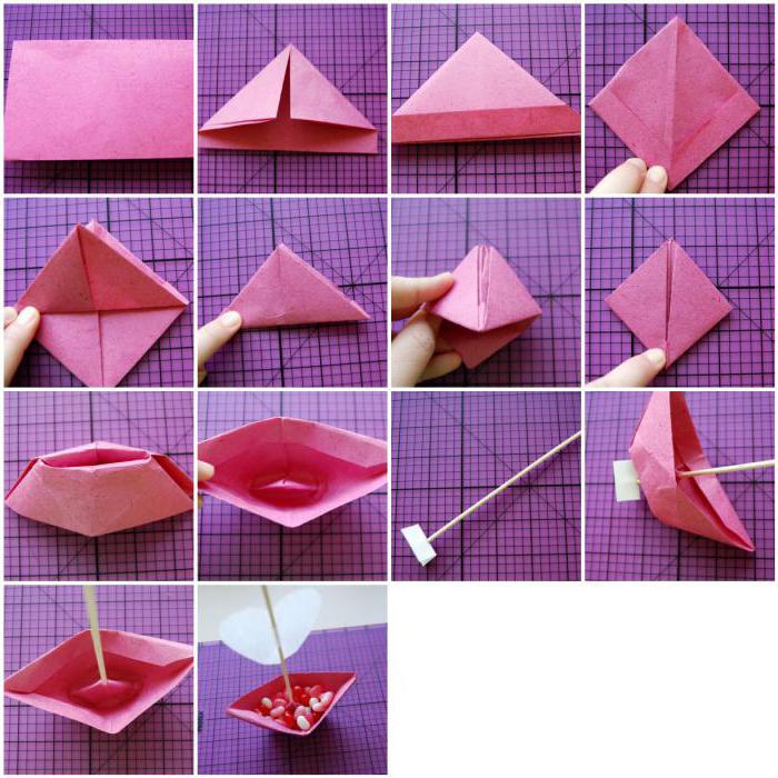 Idéias interessantes: origami para o Dia dos Namorados