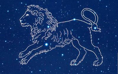 A constelação de Leão no presente e no passado