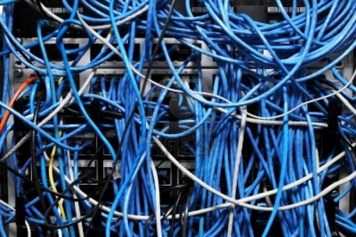 o cabo de rede não está conectado