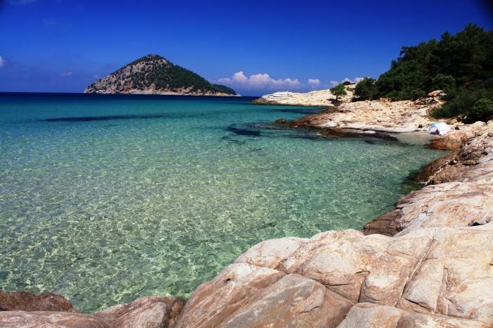 A ilha esmeralda de Thassos, Grécia